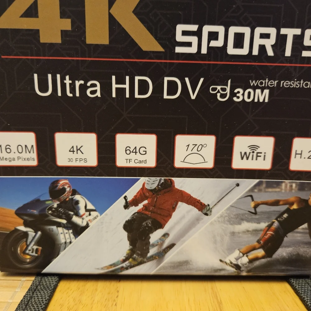 Black Sports Camera